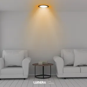 LUMERA LED panel Lumera Lighting 6W + 3W, 4000K + 3000K, vgrajen, okrogel - LM-306-9W
