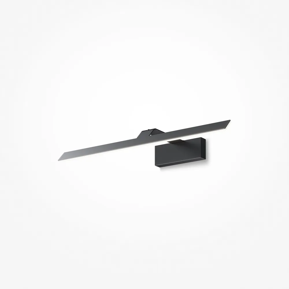 Black LED Mirror Light MIR010WL-L12B4K for Bathroom