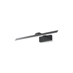 Black LED Mirror Light MIR010WL-L12B4K for Bathroom