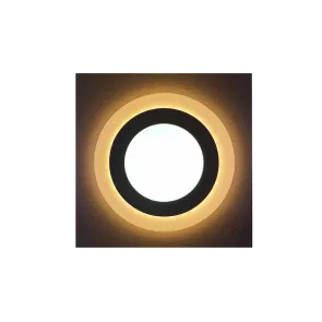 LUMERA LED panel Lumera Lighting 6W + 3W, 4000K + 3000K, vgrajen, okrogel - LM-306-9W