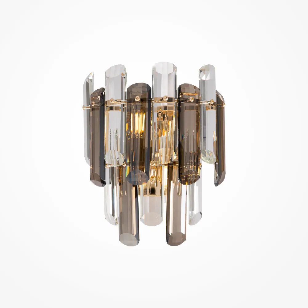 Wall Light DIA200WL-02G with Crystal Accents in Gold