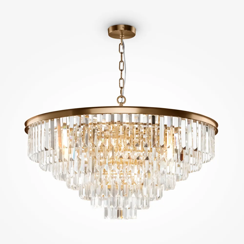 Crystal Chandelier MOD085PL-16BS for Living & Dining Room