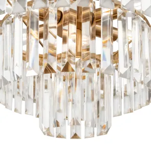 Black Gold Pendant Chandelier MOD048PL-09G