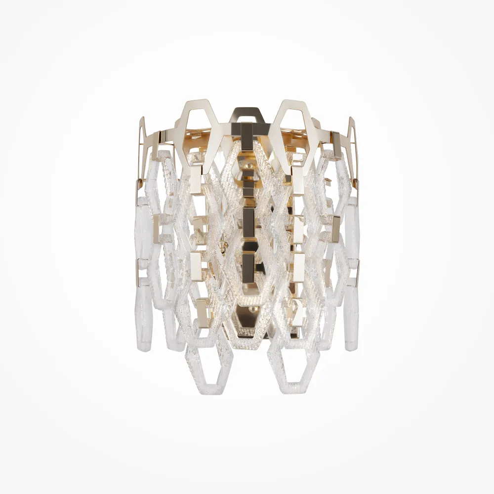 Wall Light MOD490WL-02G in Elegant Gold Finish