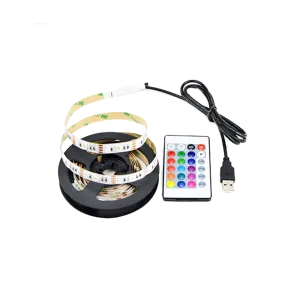 GREEN TECH LED strip Green Tech 1m, USB + remote, 7.2 W/m, 5050, 30 LED/m, RGB, IP20 - LSU-USB1M