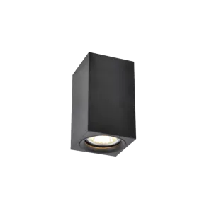 GREEN TECH Nadgradni downlight Green Tech črna barva, grlo GU10 - M39S-BK