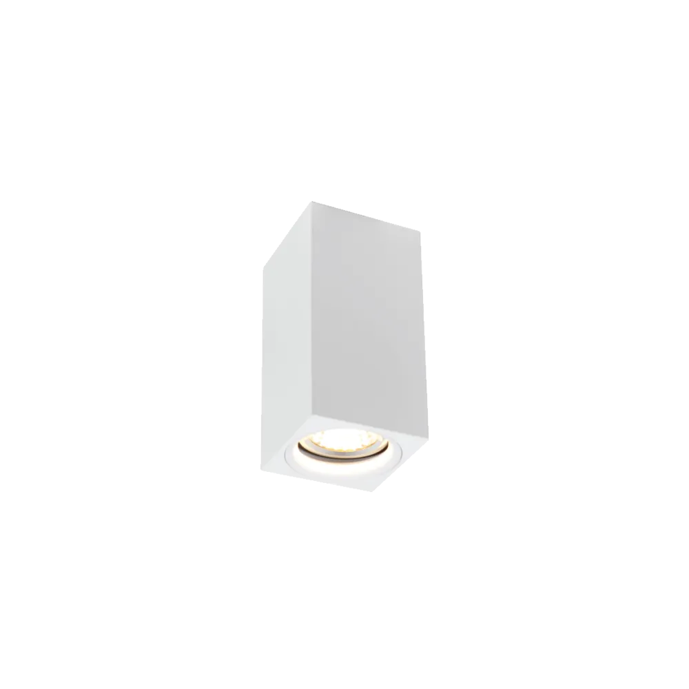 GREEN TECH Nadgradni downlight Green Tech bela barva, grlo GU10 - M39S-WH