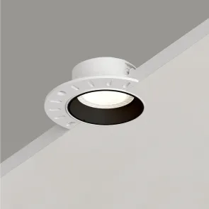 Recessed GU10 downlight black DK-EU-3055-BK