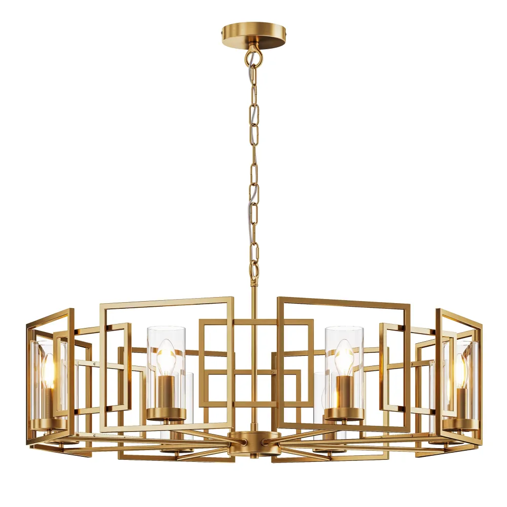 Chandelier H009PL-08G for Living & Dining Rooms