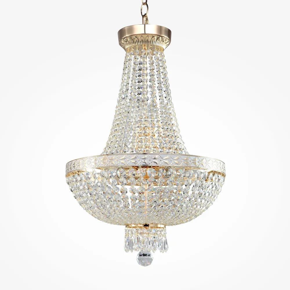 Crystal Chandelier DIA750-TT40-WG in Gold Finish
