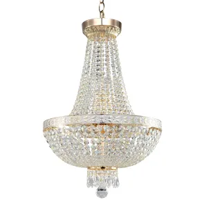 Crystal Chandelier DIA750-TT40-WG in Gold Finish