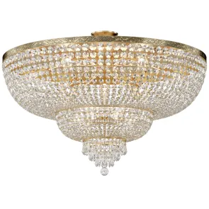 Crystal Chandelier DIA890-CL-18-G for Living Rooms