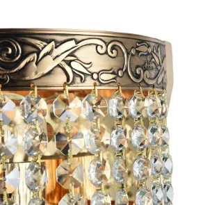 Crystal Wall Lamp DIA890-WL-01-G in Gold Finish