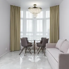 Gold Crystal Chandelier DIA890-CL-05-G for Living Room
