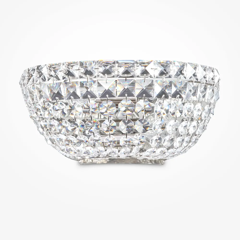 Crystal Wall Lamp DIA100-WL-02-N in Nickel Finish