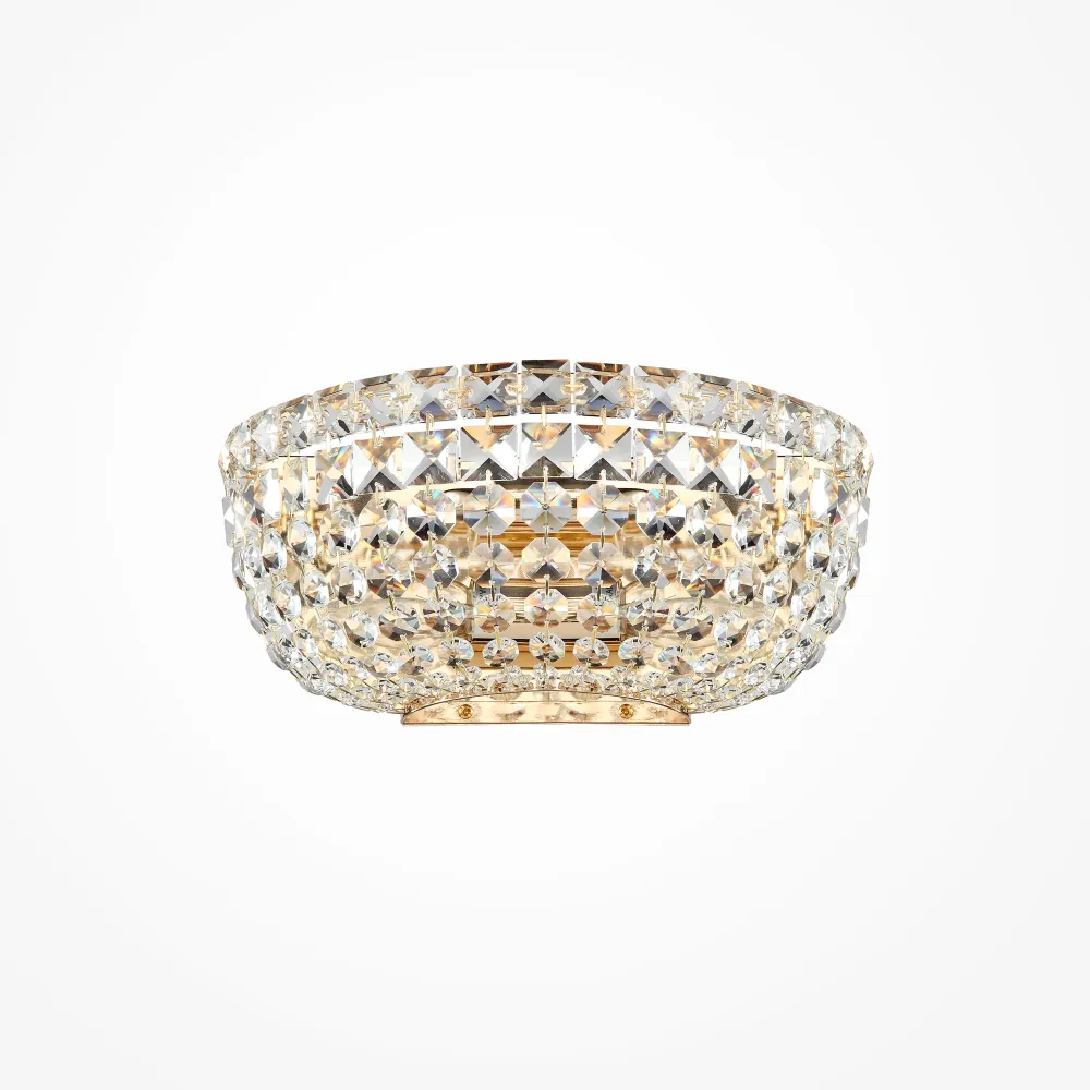 Gold Crystal Wall Lamp DIA100-WL-02-G