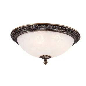 Classic Ceiling Light C908-CL-03-R Bronze Finish