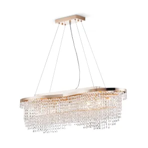 Pendant Chandelier DIA600-07-G Gold Crystal Design