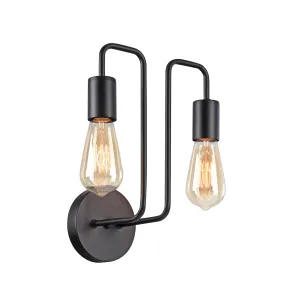 Loft Wall Light T532WL-02B Black Industrial Design