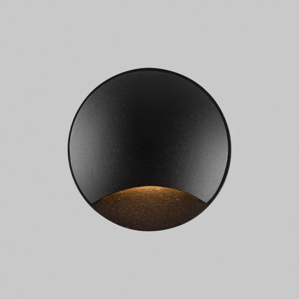 Recessed LED Light IP65 3000K 3W Black O035-L3B3K