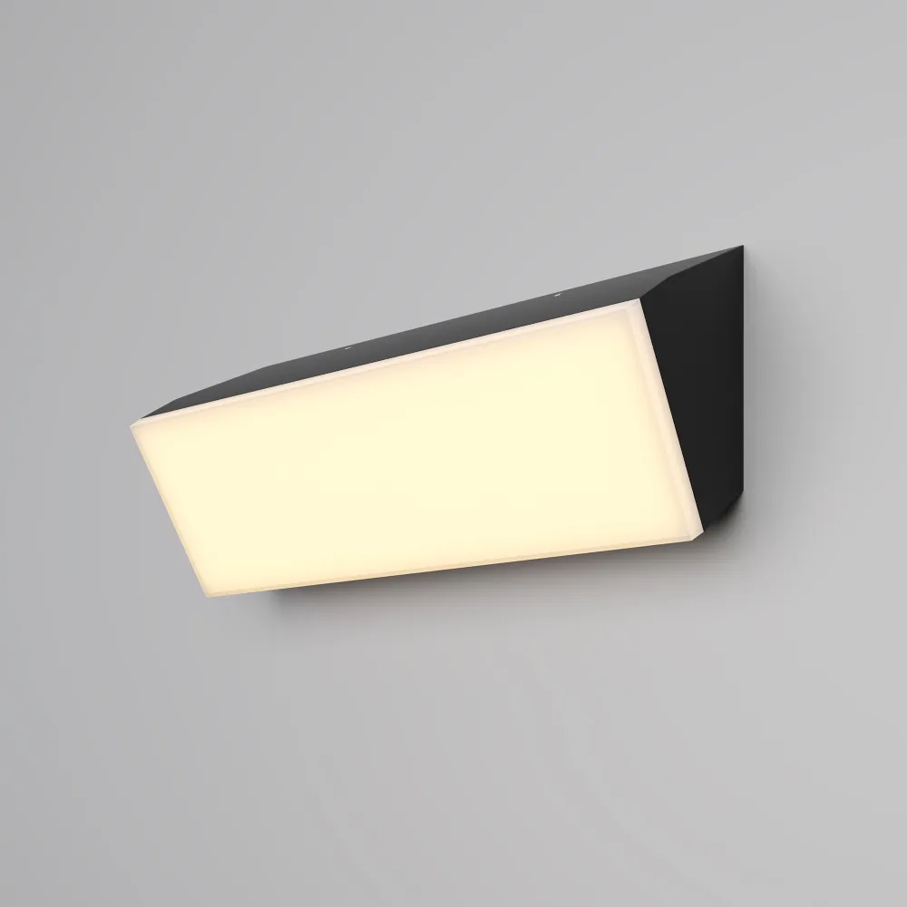 Stenska LED svetilka IP54 3000K 20W grafit O436WL-L20GF3K