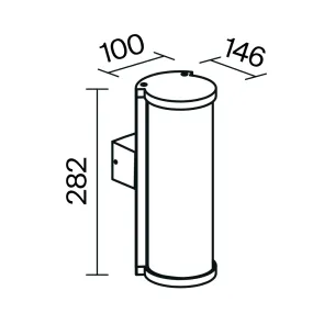 Wall lamp O451WL-01GF