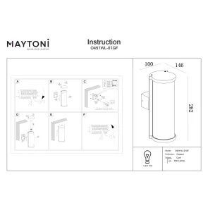 Wall lamp O451WL-01GF