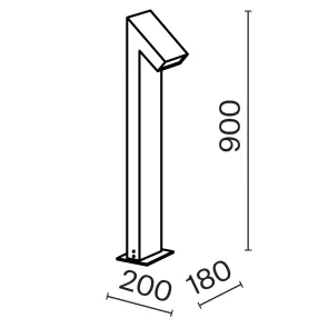 Landscape lighting O592FL-L15GF3K
