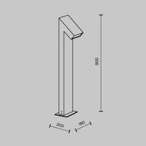 Landscape lighting O592FL-L15GF3K