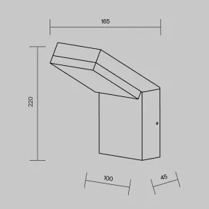 Wall Lamp O595WL-L12B3K
