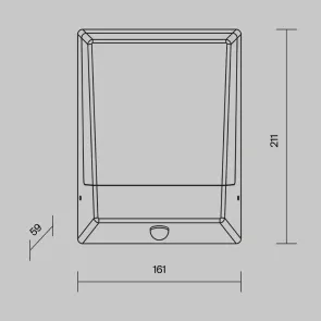 Wall lamp O448WL-L9GF3KSR