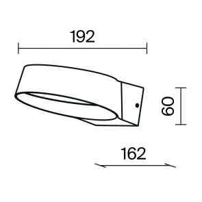 Stenska svetilka O443WL-L12GF3K