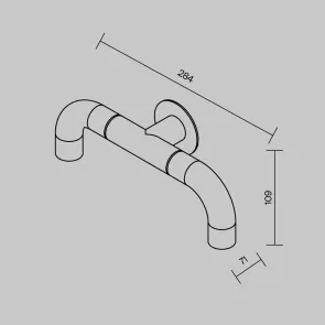 Wall lamp O477WL-L4GF3K