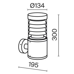 Wall lamp O439WL-L12GF3K