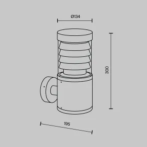 Wall lamp O439WL-L12GF3K