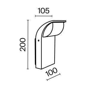 Wall lamp O446WL-L7GF3K