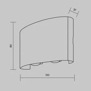 Wall Lamp O417WL-L4W3K