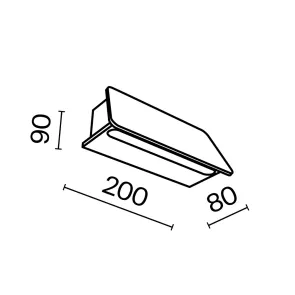 Stenska svetilka O429WL-L6GF3K