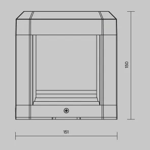 Razsvetljava za pokrajino O019FL-L13GR3K