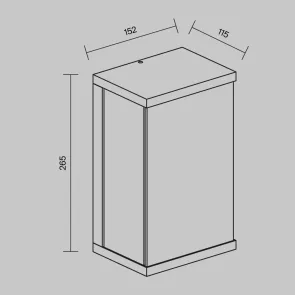 Wall lamp O021WL-L10B3K