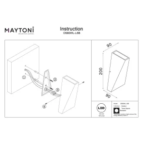 Wall Lamp O580WL-L6B