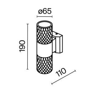 Wall lamp O583WL-02W