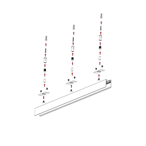 GREEN TECH magnetic rail MYSTYLE-NSN-2M 2000 mm