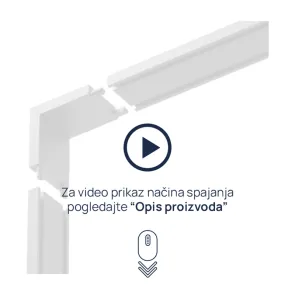 GREEN TECH Vertikalna spojka 90° za tirnico MYSTYLE-USN-C