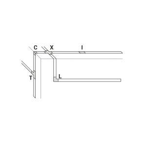 GREEN TECH 90° Horizontal Connector for MYSTYLE NSN - MYSTYLE-NSN-L