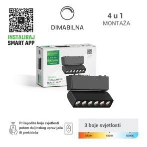 GREEN TECH LED magnetna svetilka MYSTYLE 6W, 3CCT, Smart APP