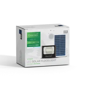 GREEN TECH LED solarni reflektor Green Tech 100W, 6500K, IP65, solar - SLF-100W-CW