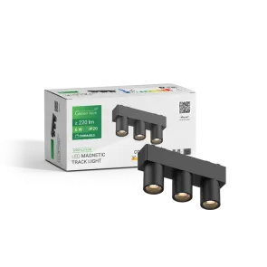 GREEN TECH LED magnetna svetilka MYSTYLE 6W, 3 barve svetlobe