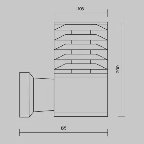 Wall Lamp O576WL-01B