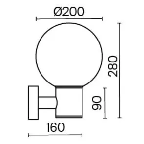 Wall Lamp O598WL-01GR